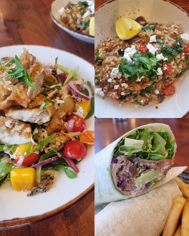 Featured image for “Tantalizing Weekly Specials at Sporting Legends: Pulled Lamb Curry Risotto, Southern Fried Chicken Salad, Pulled Pork Wrap”