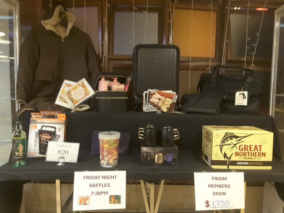Featured image for “Friday Night Raffle at Sporting Legends”
