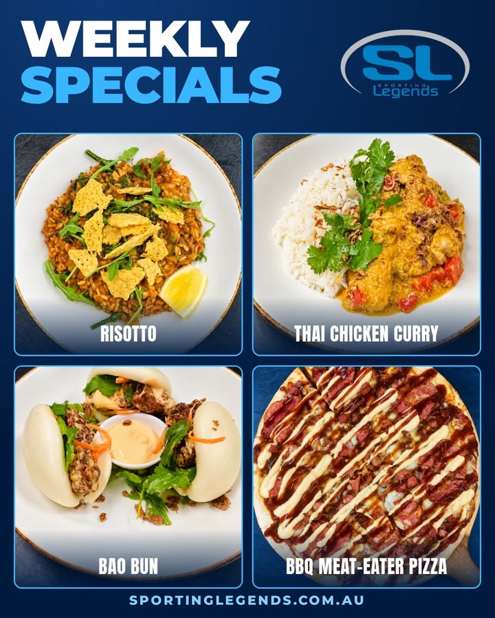 Featured image for “This Week’s Food Specials at Sporting Legends”